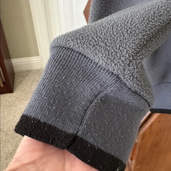 *Unisex Porsche Gray & Black Zippered Fleece Jacket Coat Sporty Cars Speed - Picture 7 of 15